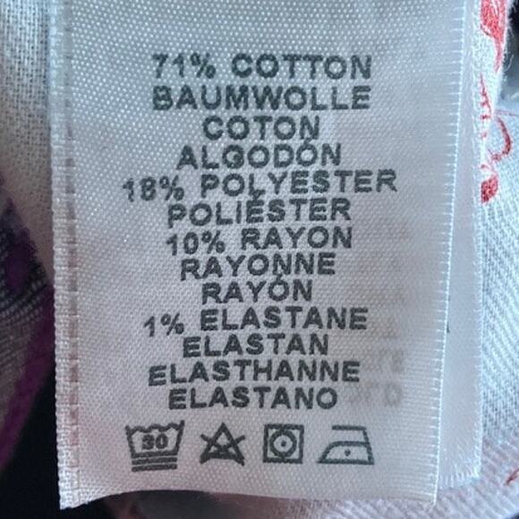 True Religion Womens Jeans Blue Denim Purple Stitching Distress Capri Stretch 26 - Picture 5 of 11